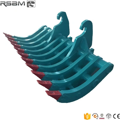 Farm OEM 1-50t Excavator Landscape Root Rake for Sale